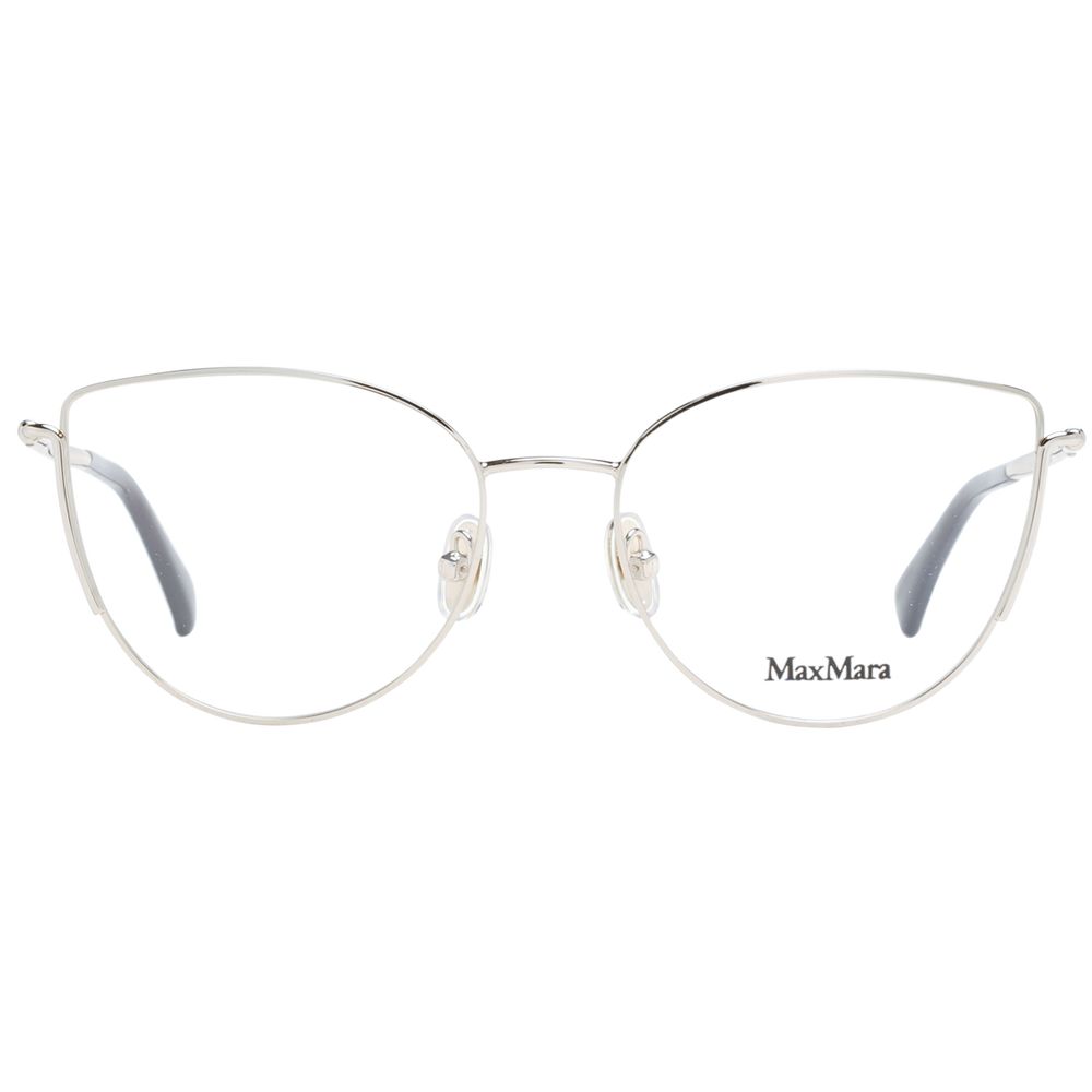 Max Mara Gold Women Glasses Frame - Cat Eye Style