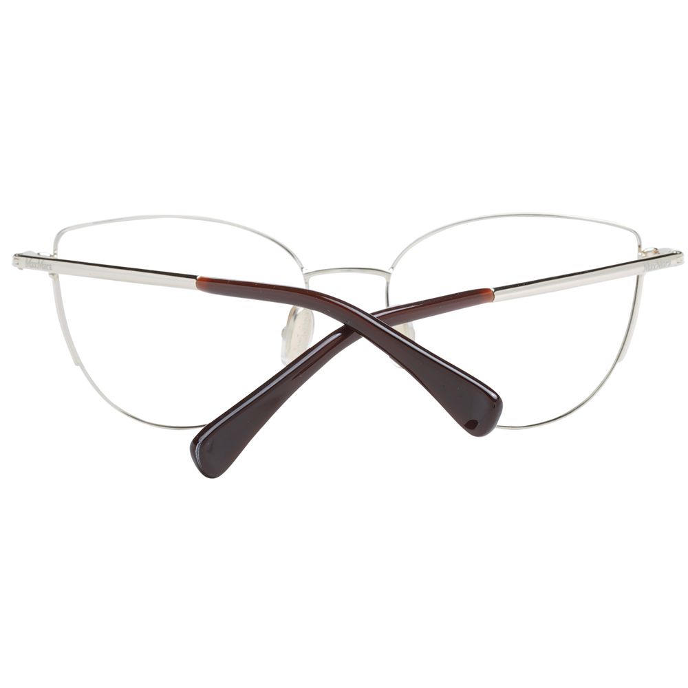 Max Mara Gold Women Glasses Frame - Cat Eye Style
