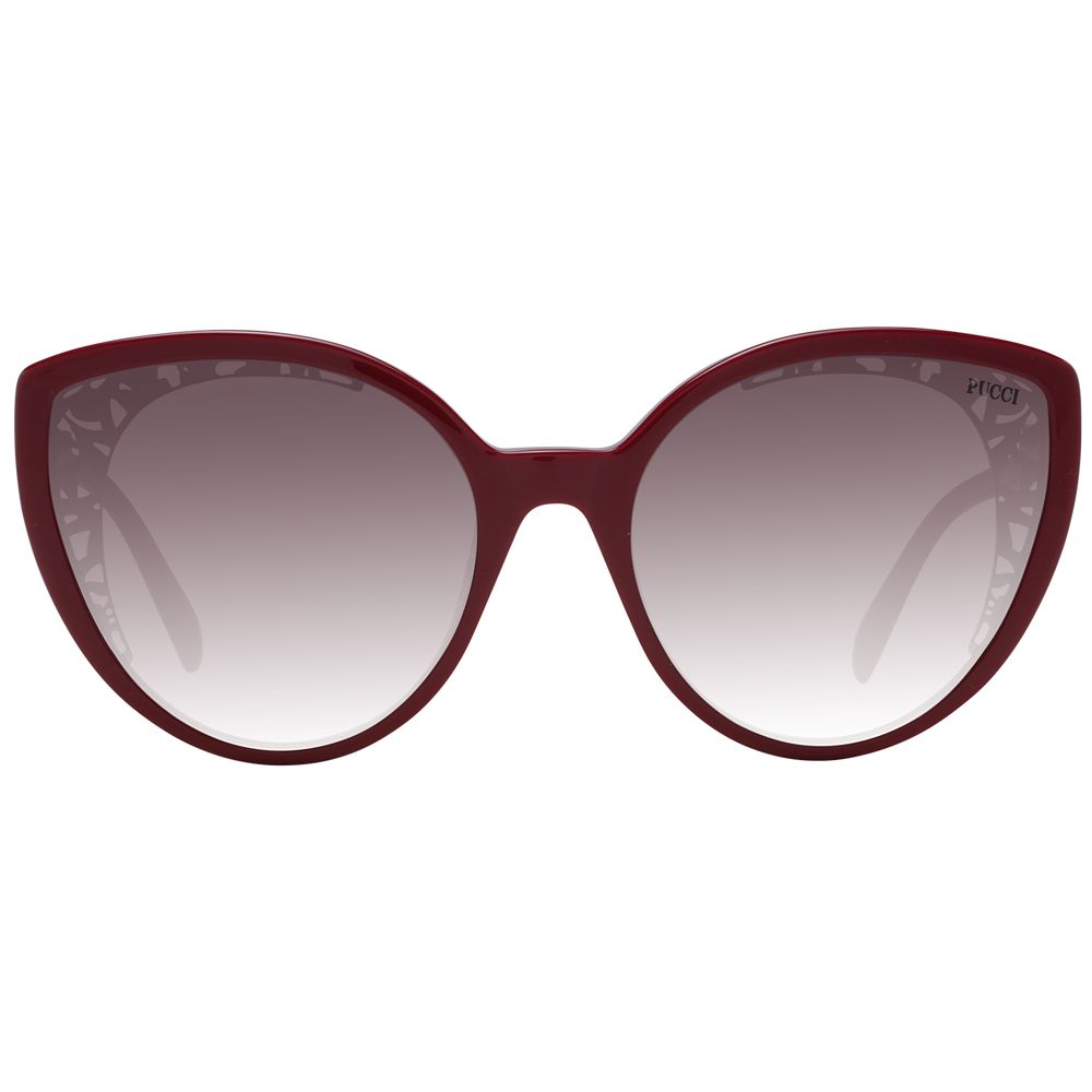 Emilio Pucci Red Women Sunglass - Protection et Élégance