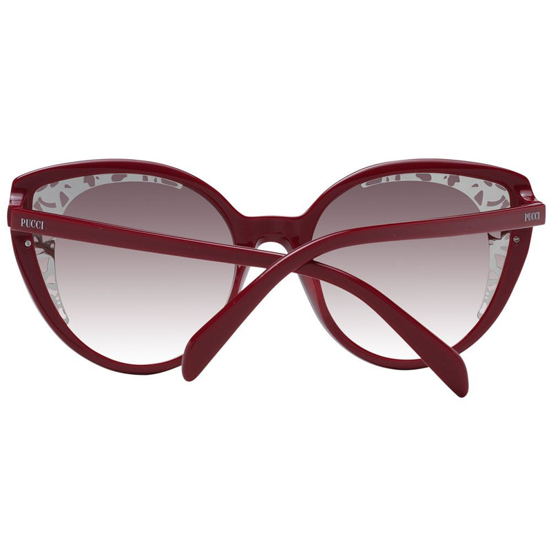 Emilio Pucci Red Women Sunglass - Protection et Élégance