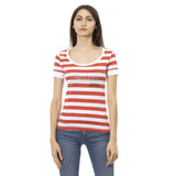 Trussardi Action T-Shirt Femme Multicolore en Coton - Élégant et Confortable