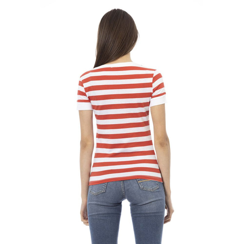 Trussardi Action T-Shirt Femme Multicolore en Coton - Élégant et Confortable