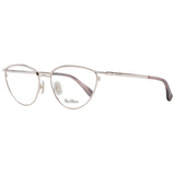 Max Mara Rose Gold Cat Eye Glasses Frame for Women