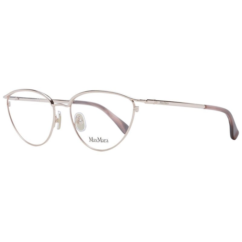 Max Mara Rose Gold Cat Eye Glasses Frame for Women