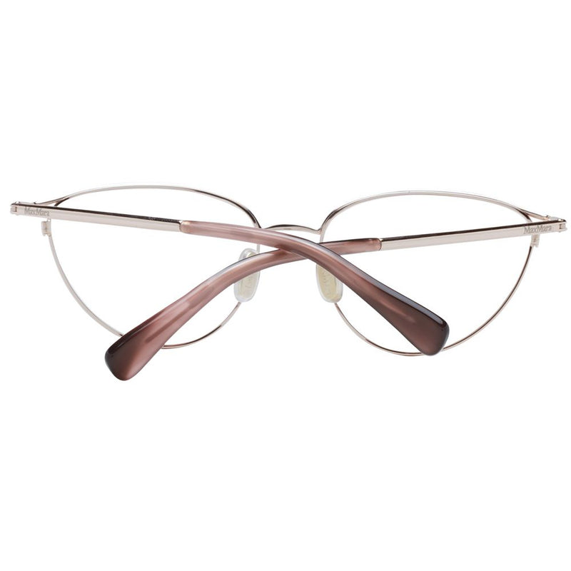 Max Mara Rose Gold Cat Eye Glasses Frame for Women