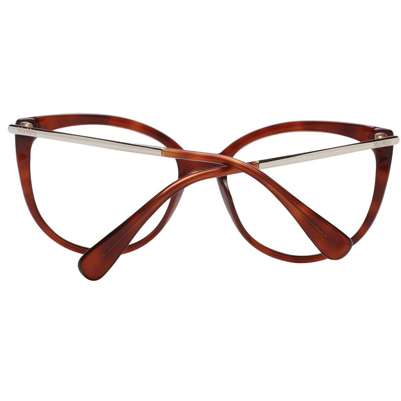 Max Mara Brown Women Glasses Frame - Elegant Butterfly Design