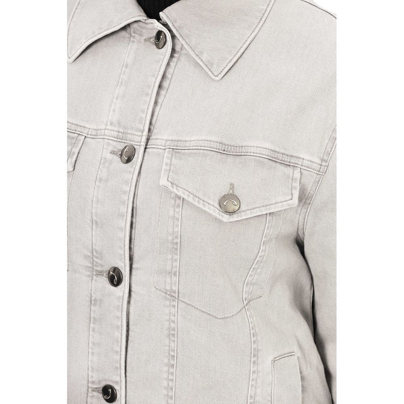 Veste en Coton Grise pour Femmes Jacob Cohen - Élégance Intemporelle