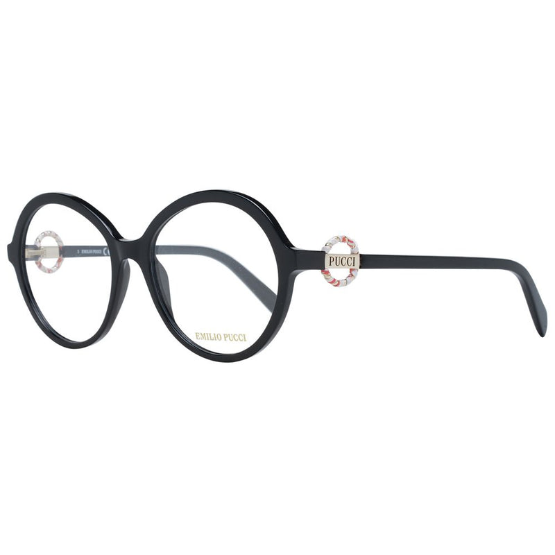Emilio Pucci Black Women Glasses Frame - Élégance et Confort