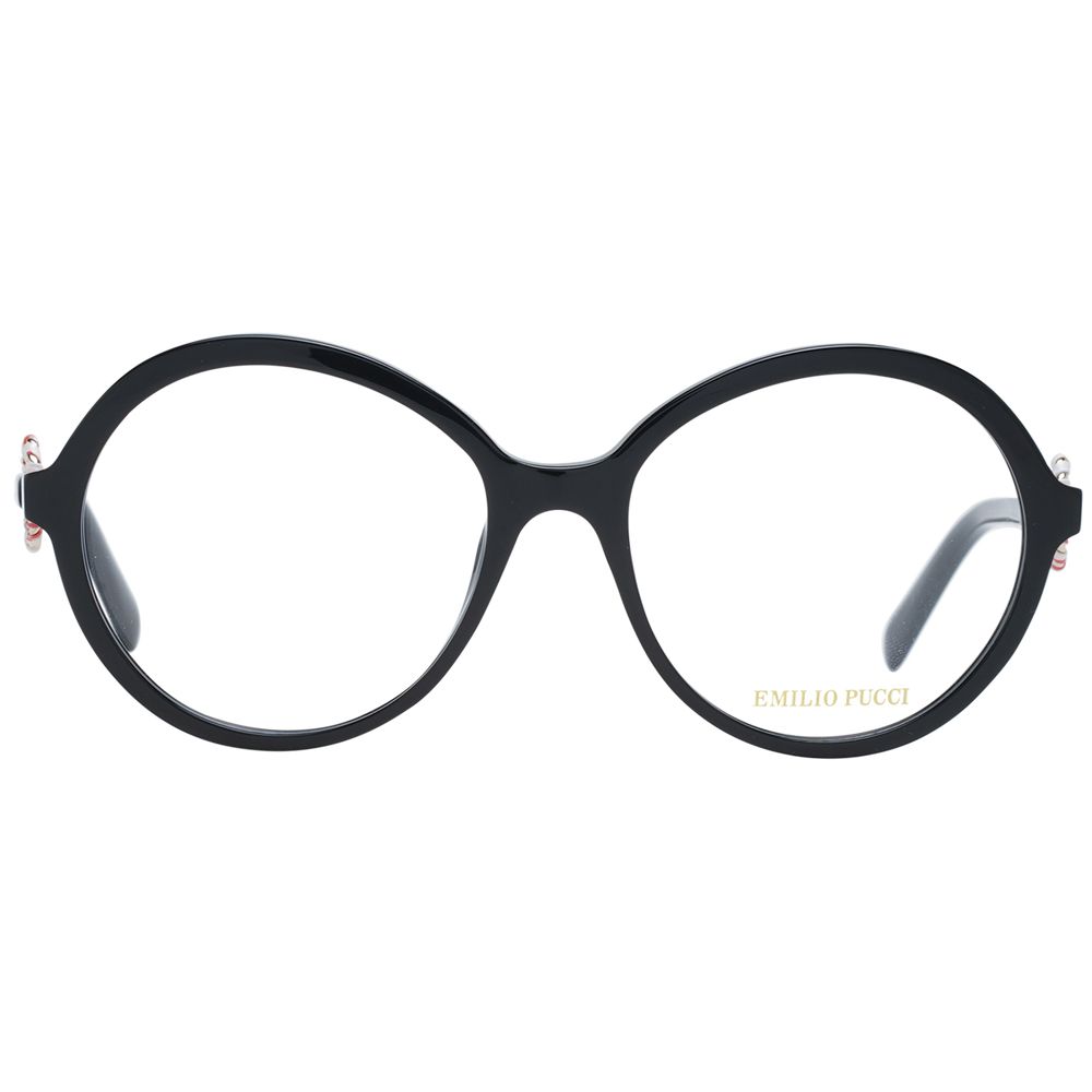 Emilio Pucci Black Women Glasses Frame - Élégance et Confort