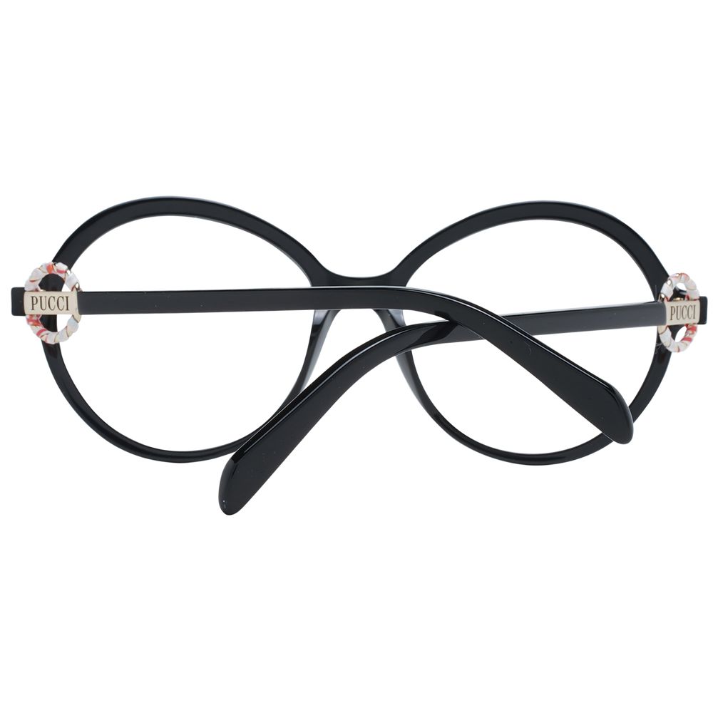 Emilio Pucci Black Women Glasses Frame - Élégance et Confort
