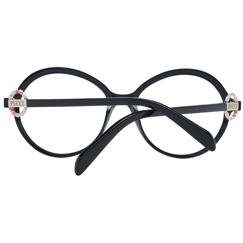 Emilio Pucci Black Women Glasses Frame - Élégance et Confort