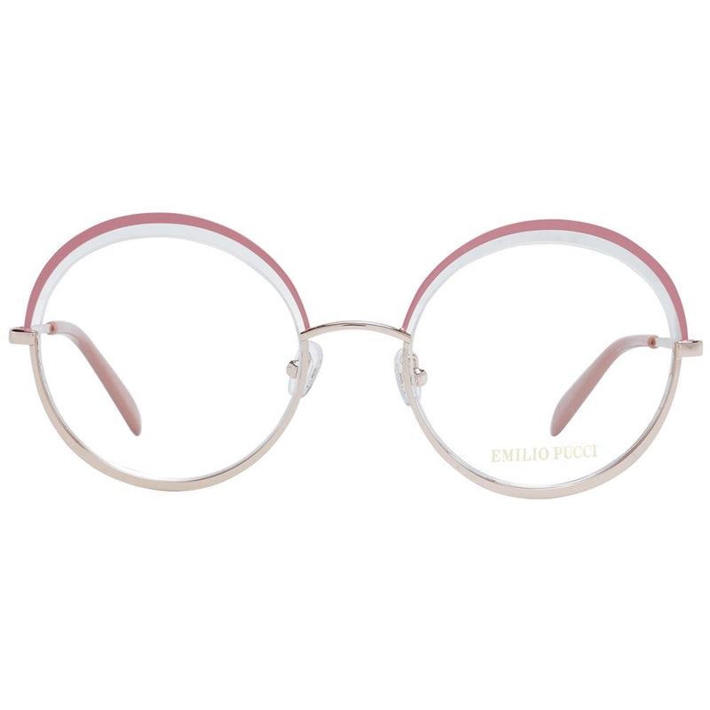 Emilio Pucci Pink Women Glasses Frame - Élégance et Confort
