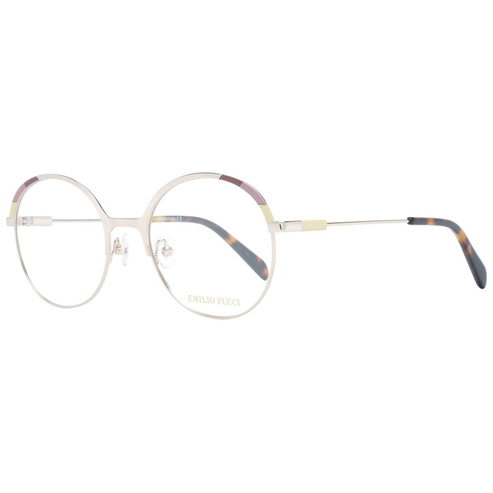 Emilio Pucci Gold Women Glasses Frame - Élégant et Stylé