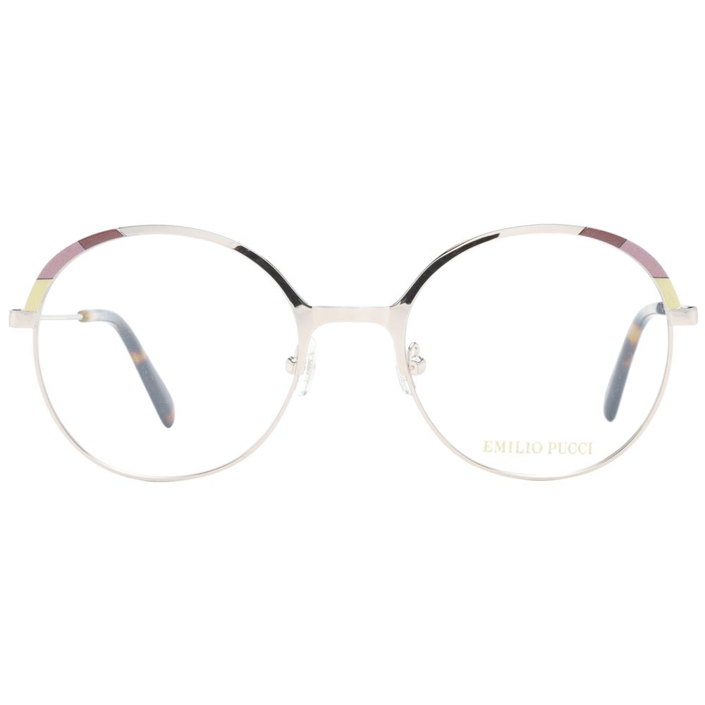 Emilio Pucci Gold Women Glasses Frame - Élégant et Stylé