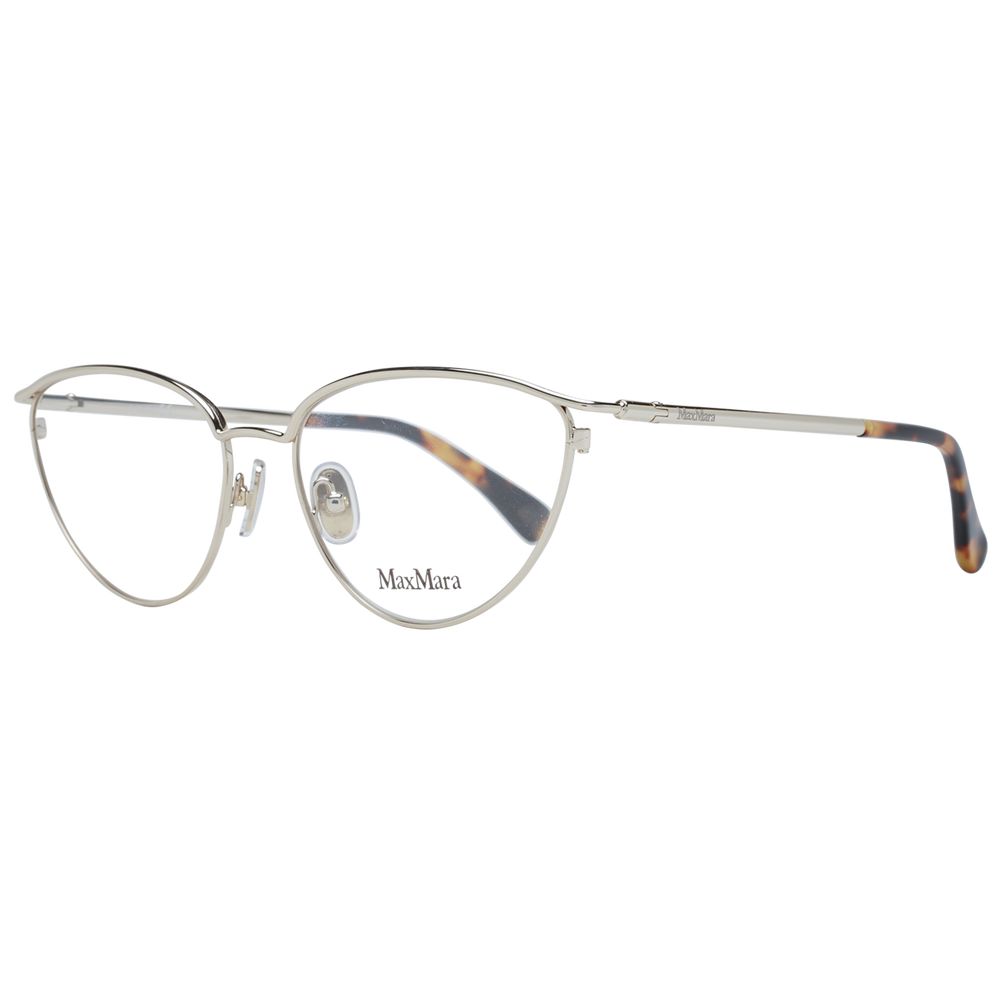 Max Mara Gold Metal Cat Eye Glasses (Frames)