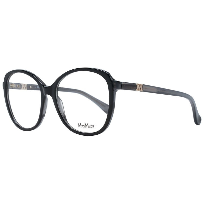 Max Mara Black Women Glasses Frame - Elegant Butterfly Style