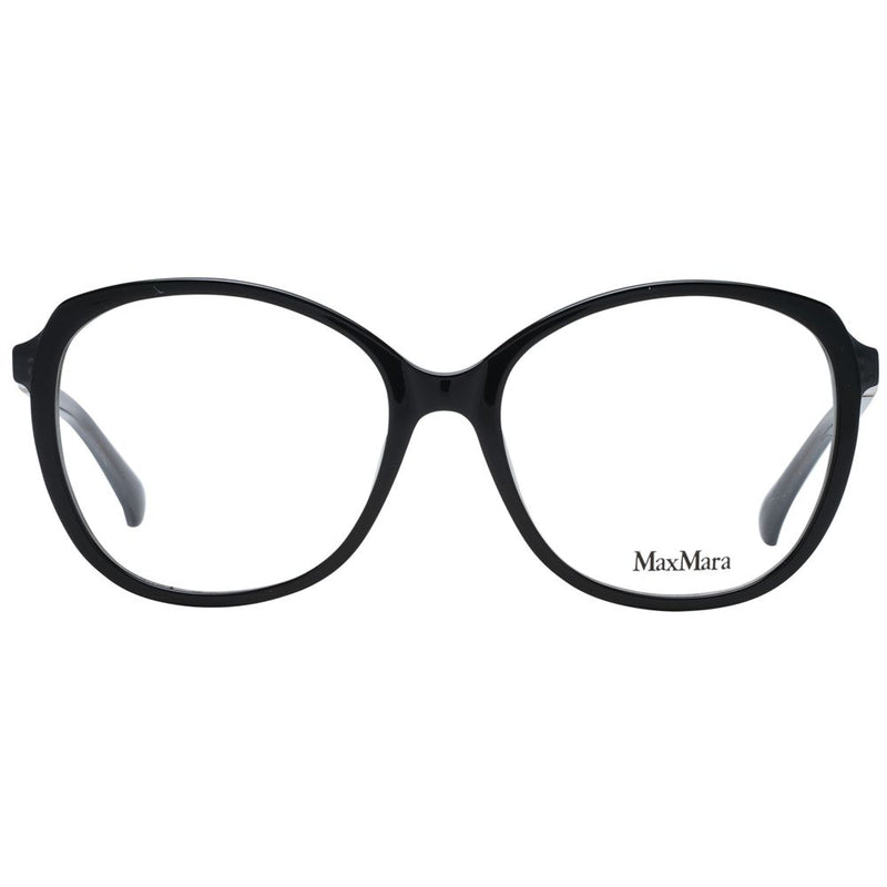 Max Mara Black Women Glasses Frame - Elegant Butterfly Style