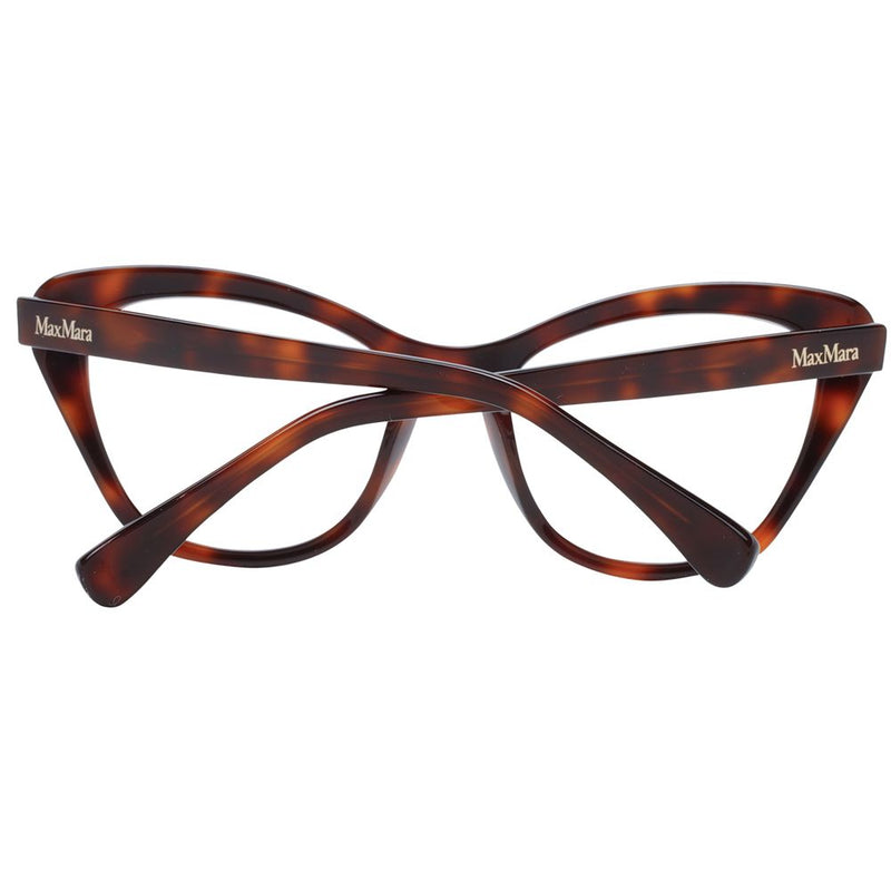 Max Mara Brown Women Glasses Frame - Elegant Butterfly Style