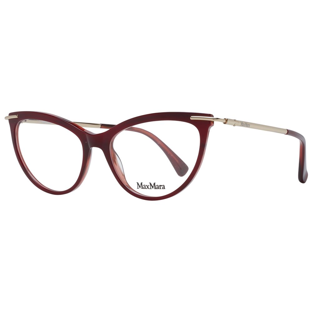 Max Mara Burgundy Dames Brilmontuur