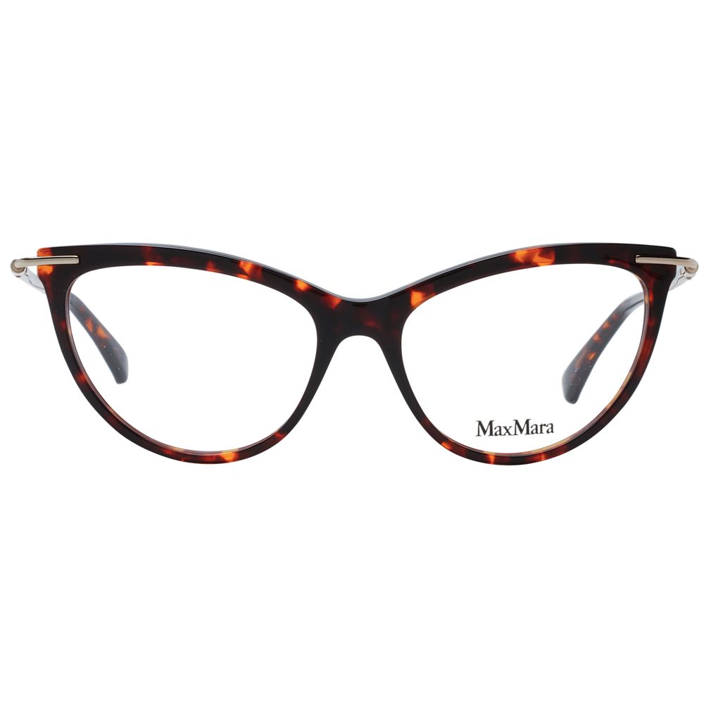 Max Mara Brown Women Glasses Frame - Elegant Cat Eye Design