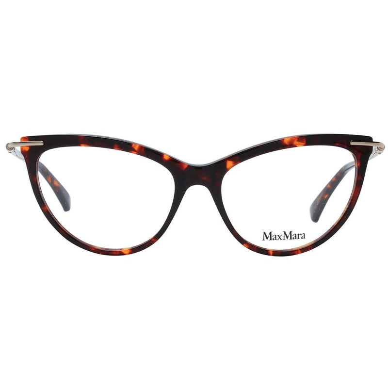 Max Mara Brown Women Glasses Frame - Elegant Cat Eye Design
