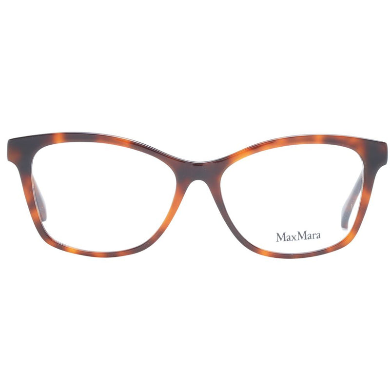 Max Mara Brown Women Glasses Frame - Elegant Butterfly Design
