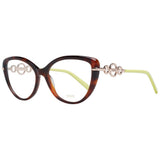 Emilio Pucci Brown Cat Eye Women Glasses Frame