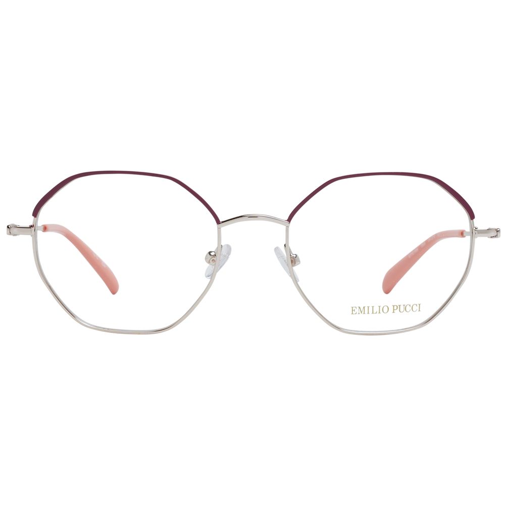 Emilio Pucci Red Women Glasses Frame - Chic Eyewear for Every Occasion