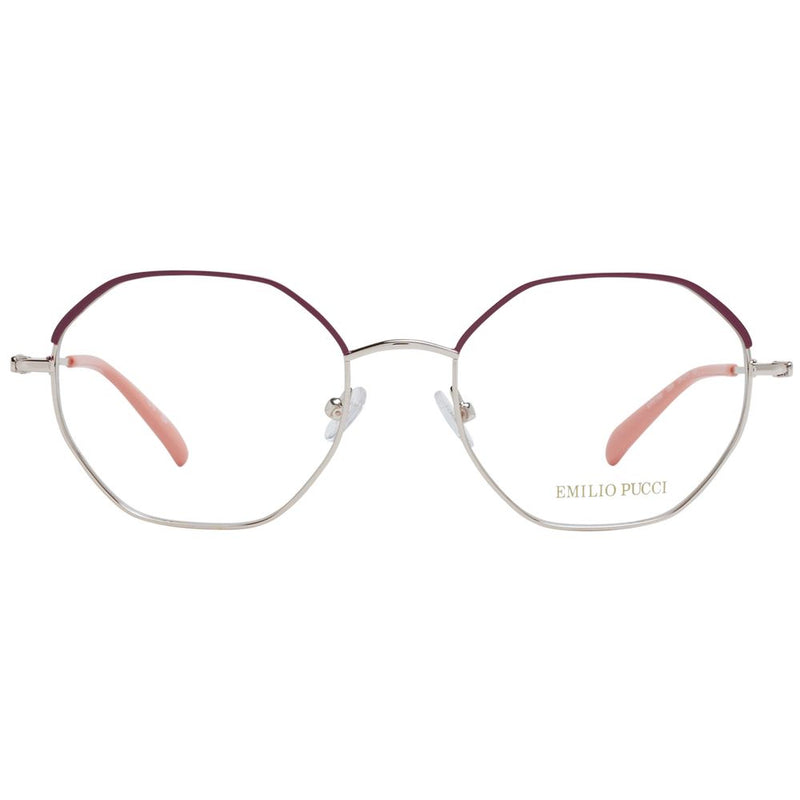 Emilio Pucci Red Women Glasses Frame - Chic Eyewear for Every Occasion