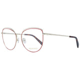 Emilio Pucci Red Women Glasses Frame - Elegant Butterfly Design