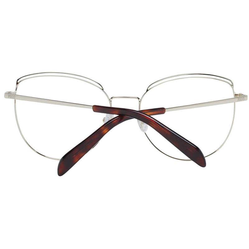 Emilio Pucci Red Women Glasses Frame - Elegant Butterfly Design