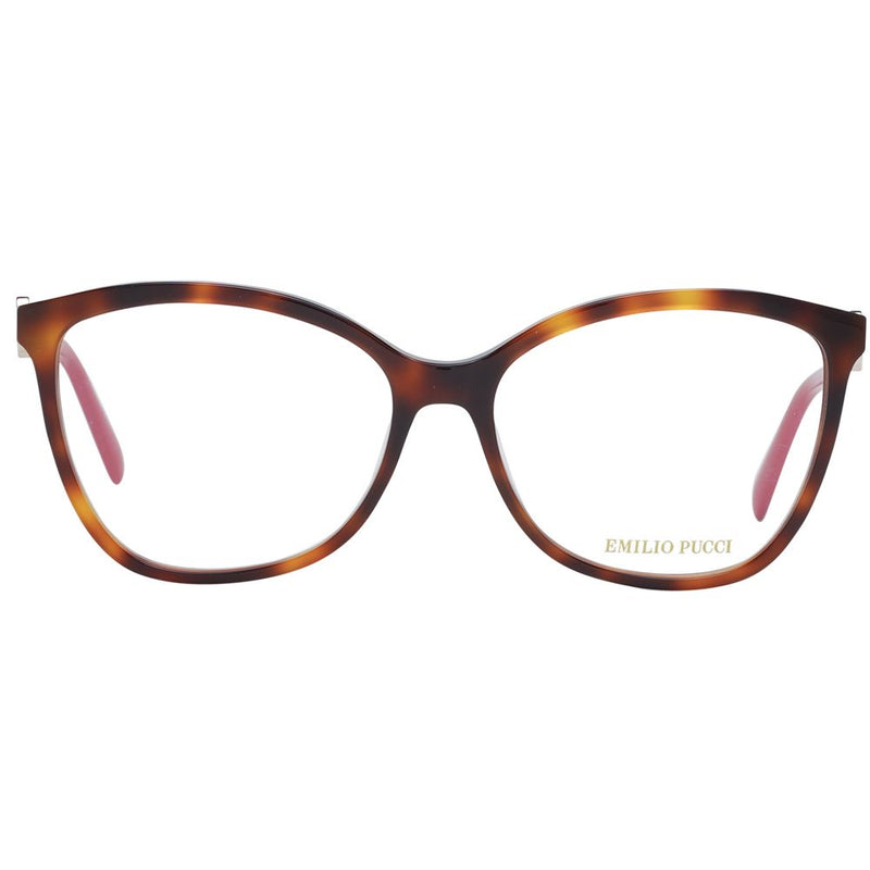 Emilio Pucci Brown Women Glasses Frame - Chic Cat-Eye Style