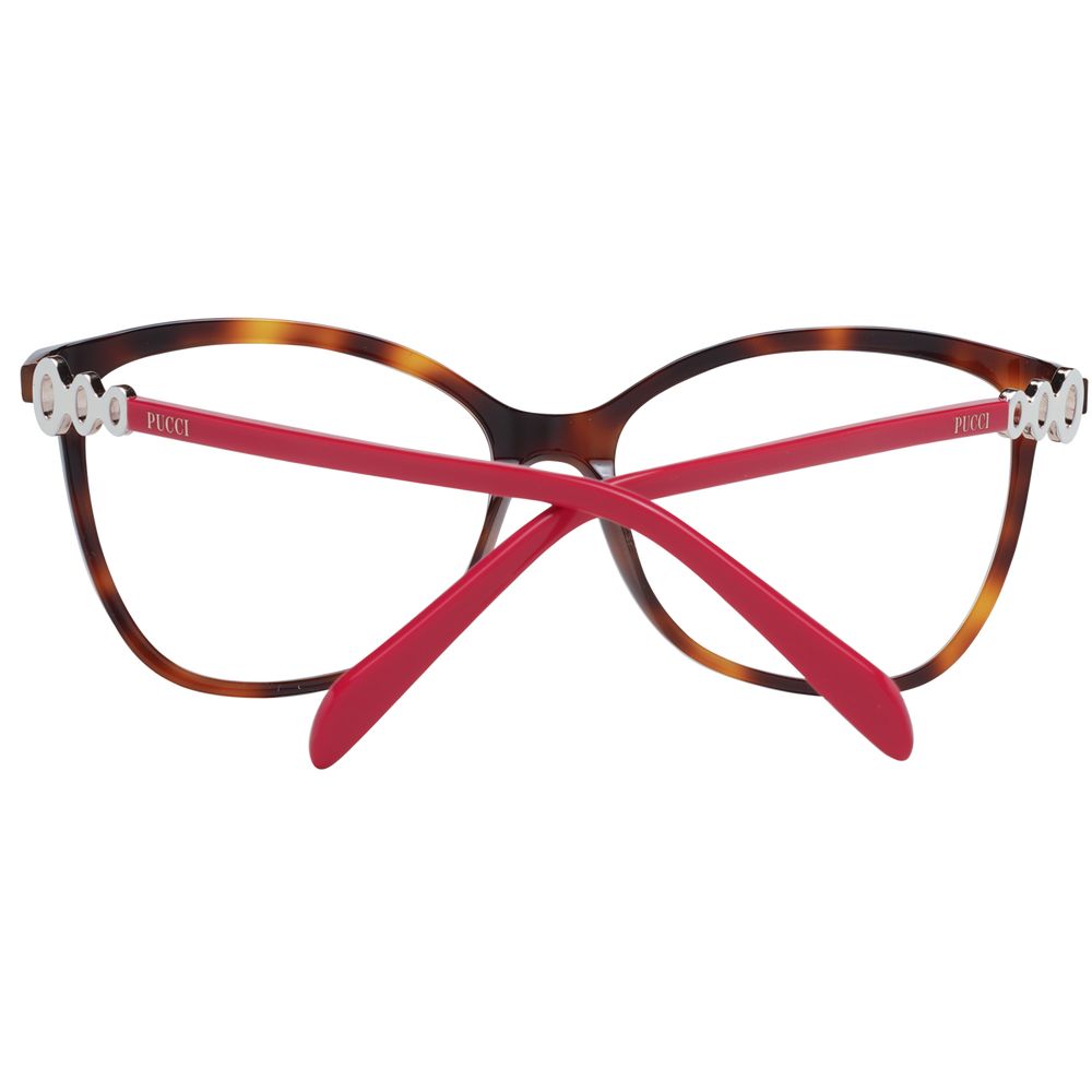 Emilio Pucci Brown Women Glasses Frame - Chic Cat-Eye Style