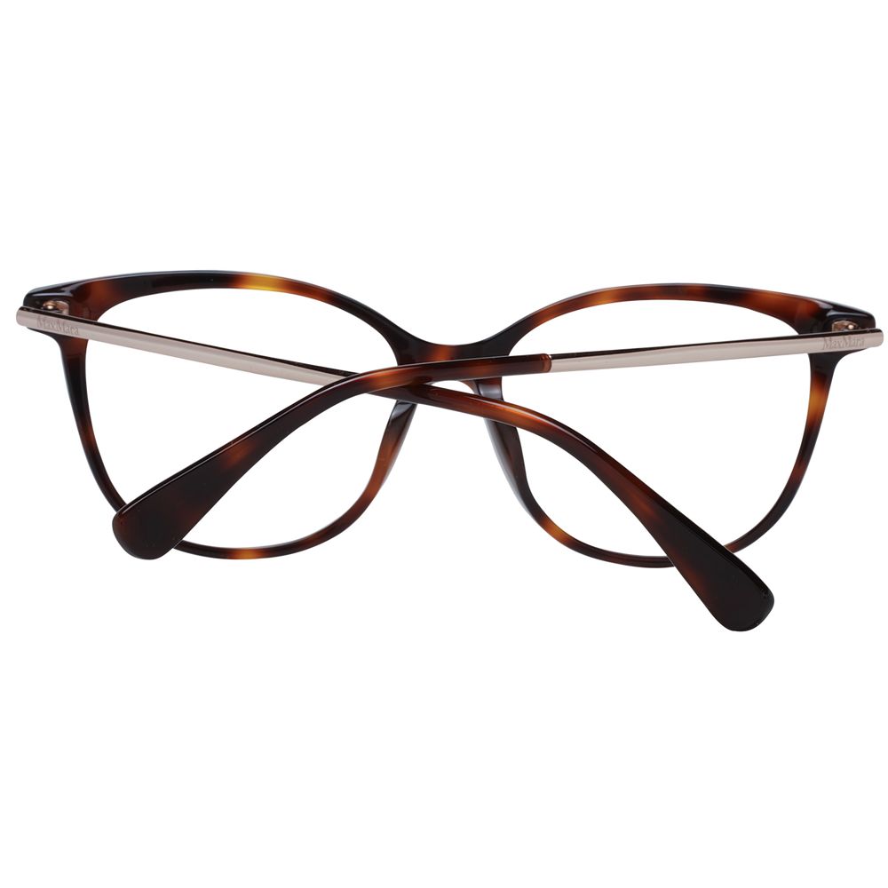 Max Mara Brown Women Glasses Frame - Elegant Butterfly Design
