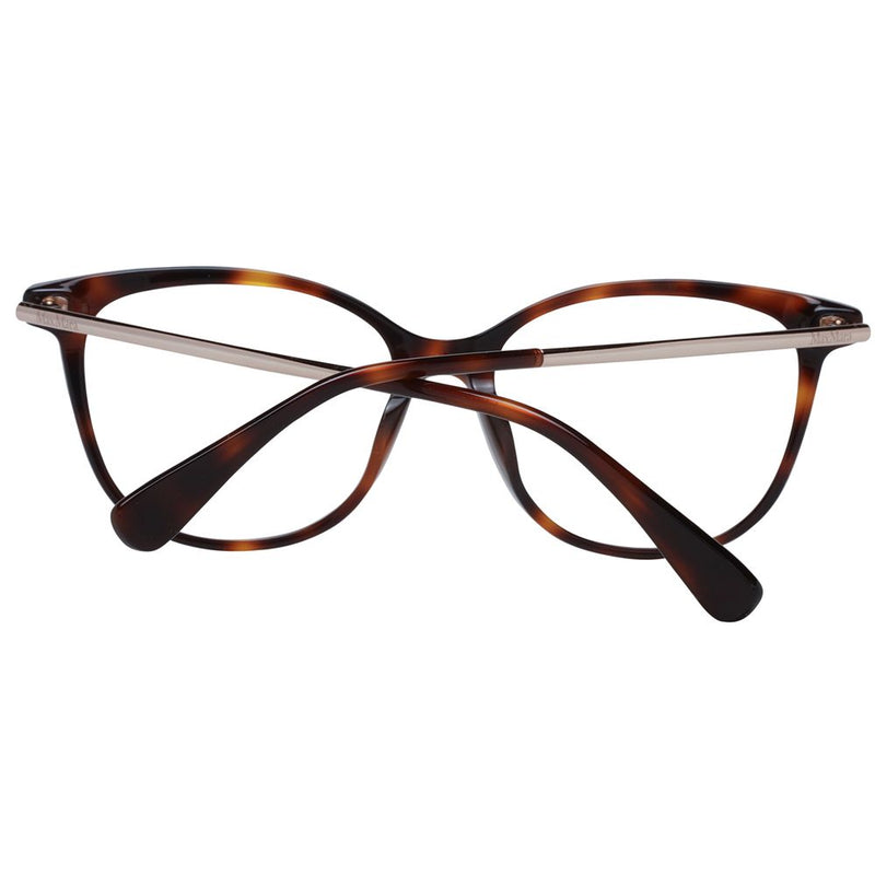 Max Mara Brown Women Glasses Frame - Elegant Butterfly Design