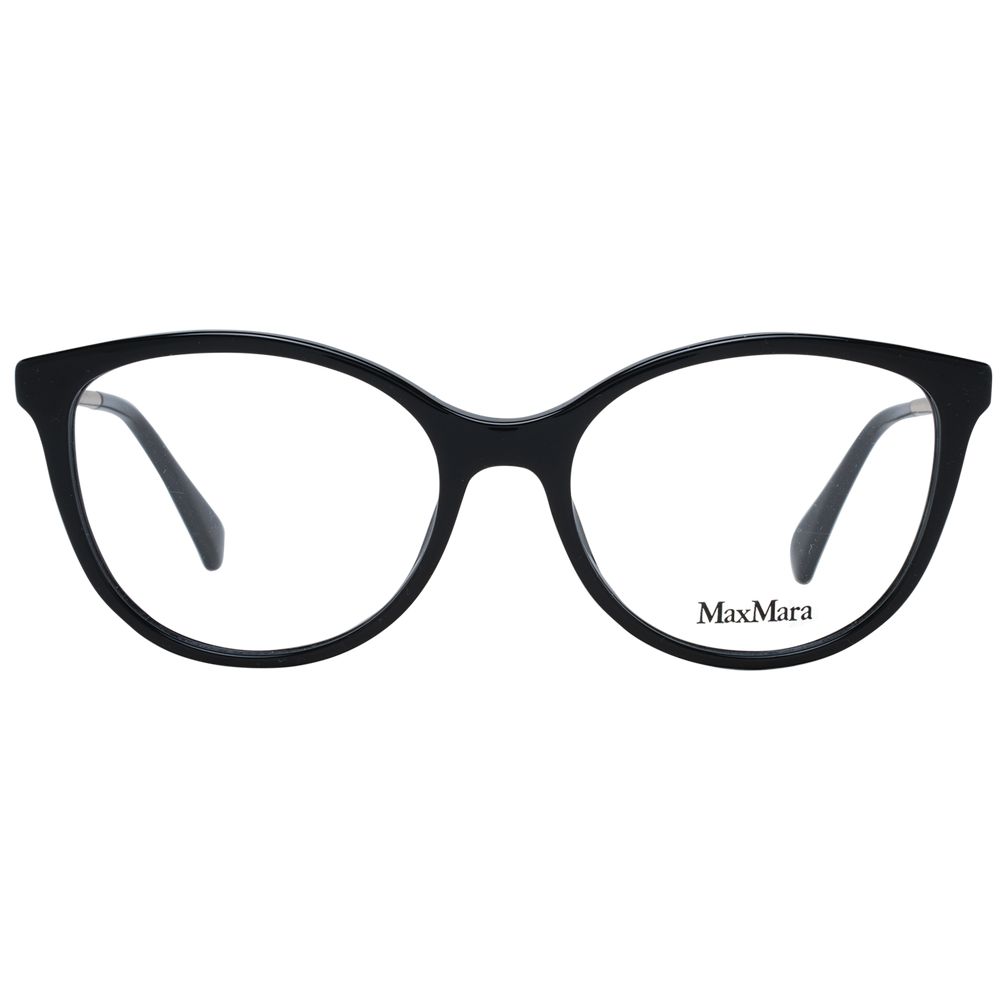 Max Mara Black Women Glasses Frame - Elegant Butterfly Style