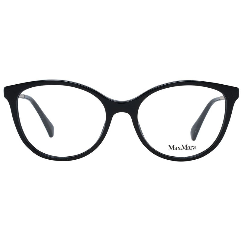Max Mara Black Women Glasses Frame - Elegant Butterfly Style