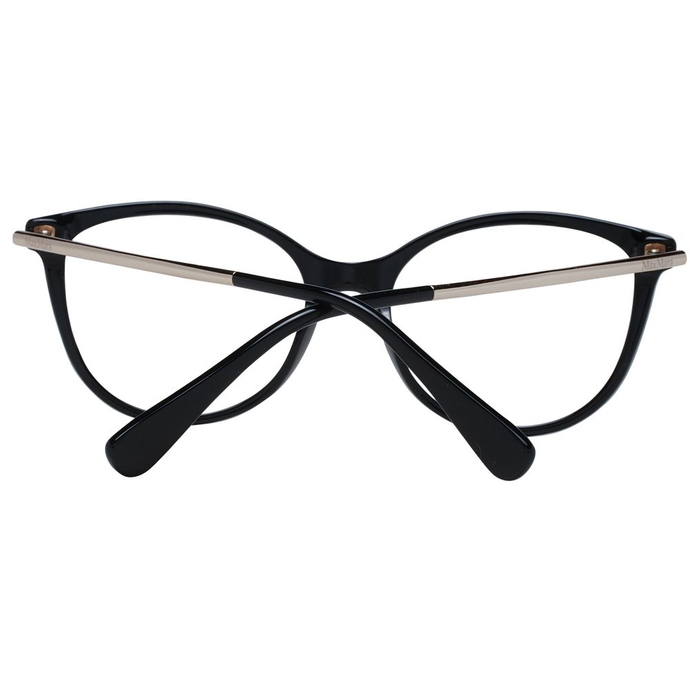 Max Mara Black Women Glasses Frame - Elegant Butterfly Style