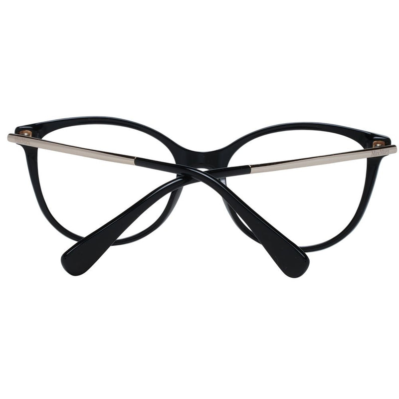 Max Mara Black Women Glasses Frame - Elegant Butterfly Style