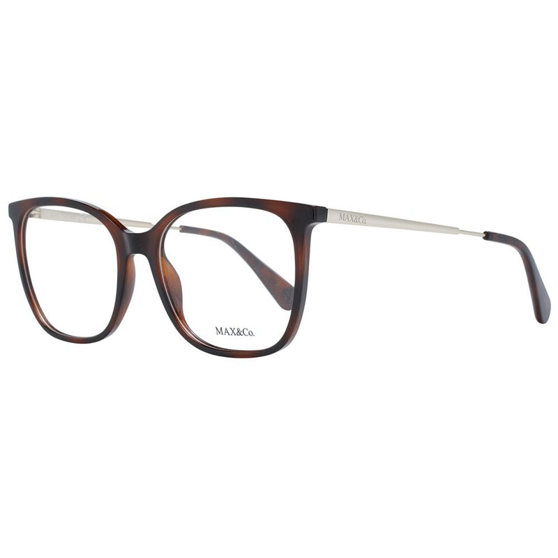 Max & Co Brown Women Glasses Frame - Stylish Square Design