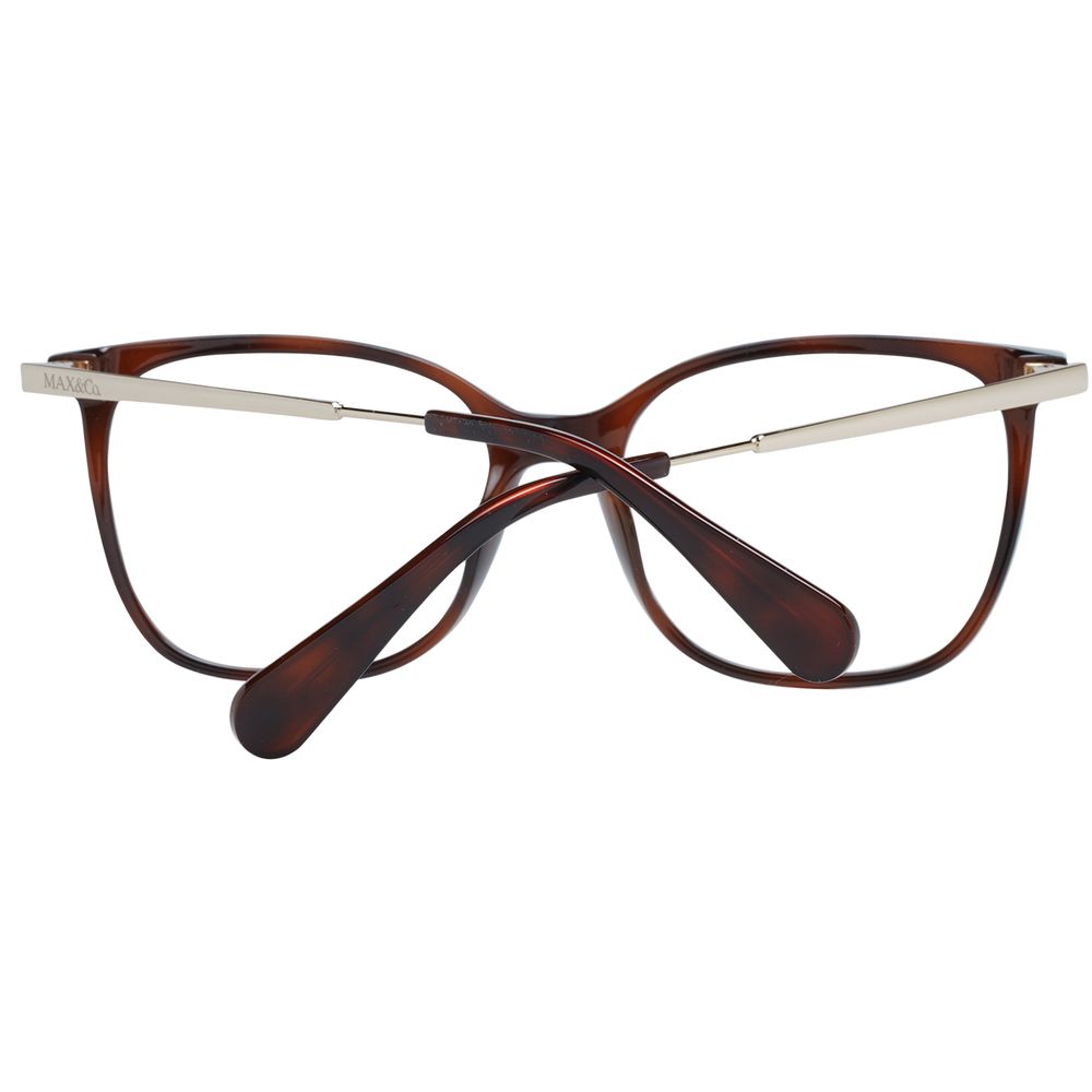 Max & Co Brown Women Glasses Frame - Stylish Square Design
