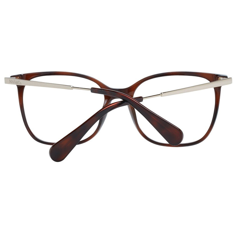 Max & Co Brown Women Glasses Frame - Stylish Square Design