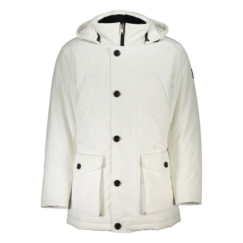 Hugo Boss wit polyamide herenjack