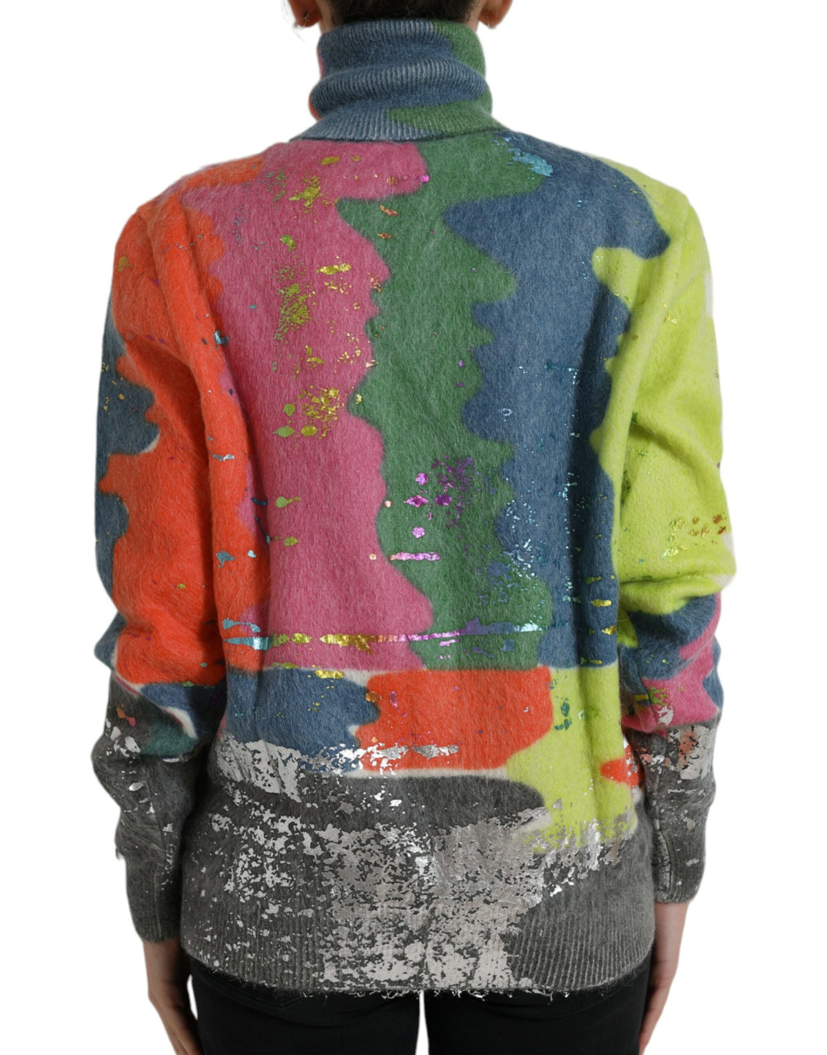 Pull en Mohair Multicolore Dolce & Gabbana