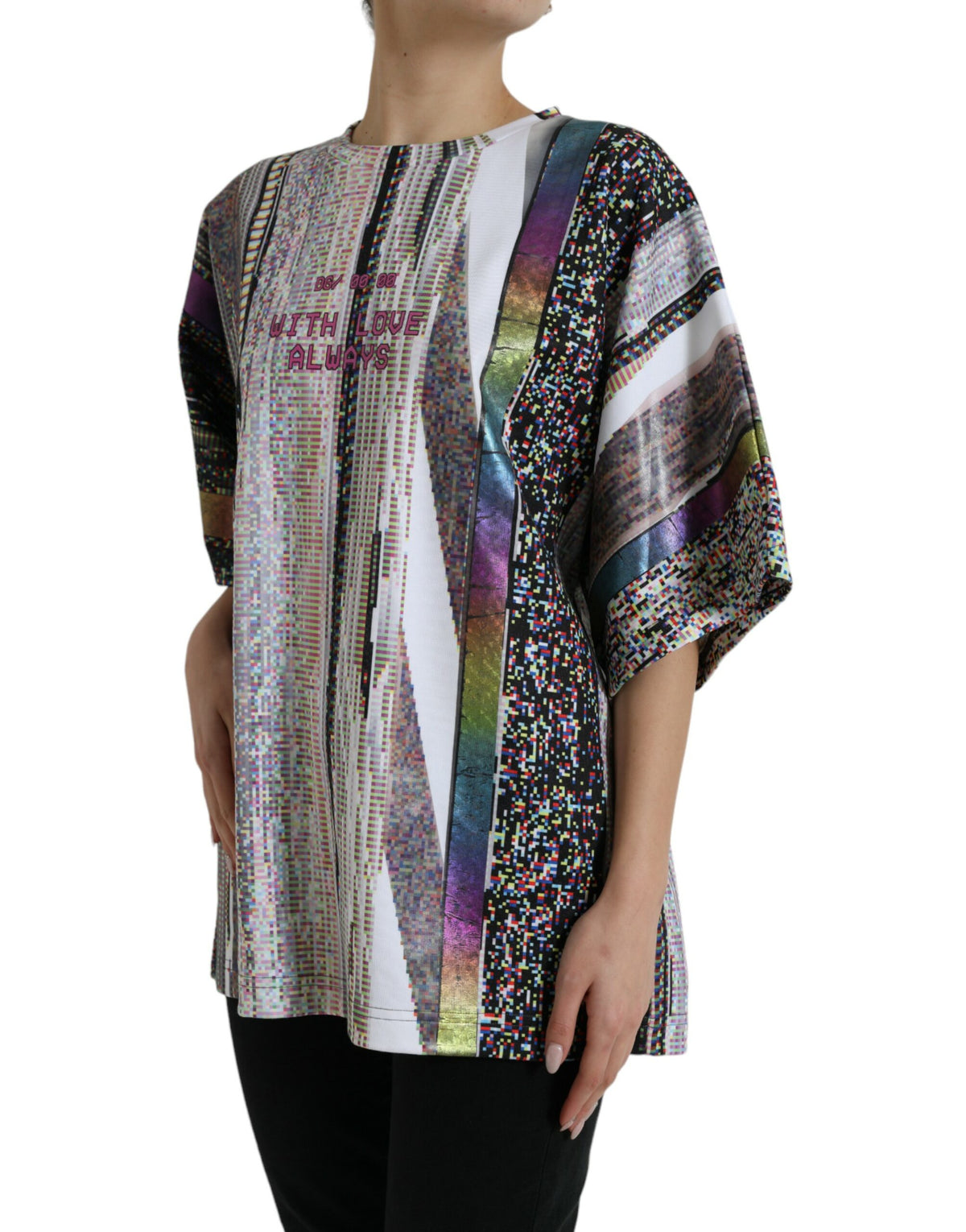 T-shirt Dolce & Gabbana Multicolor With Love Always Print