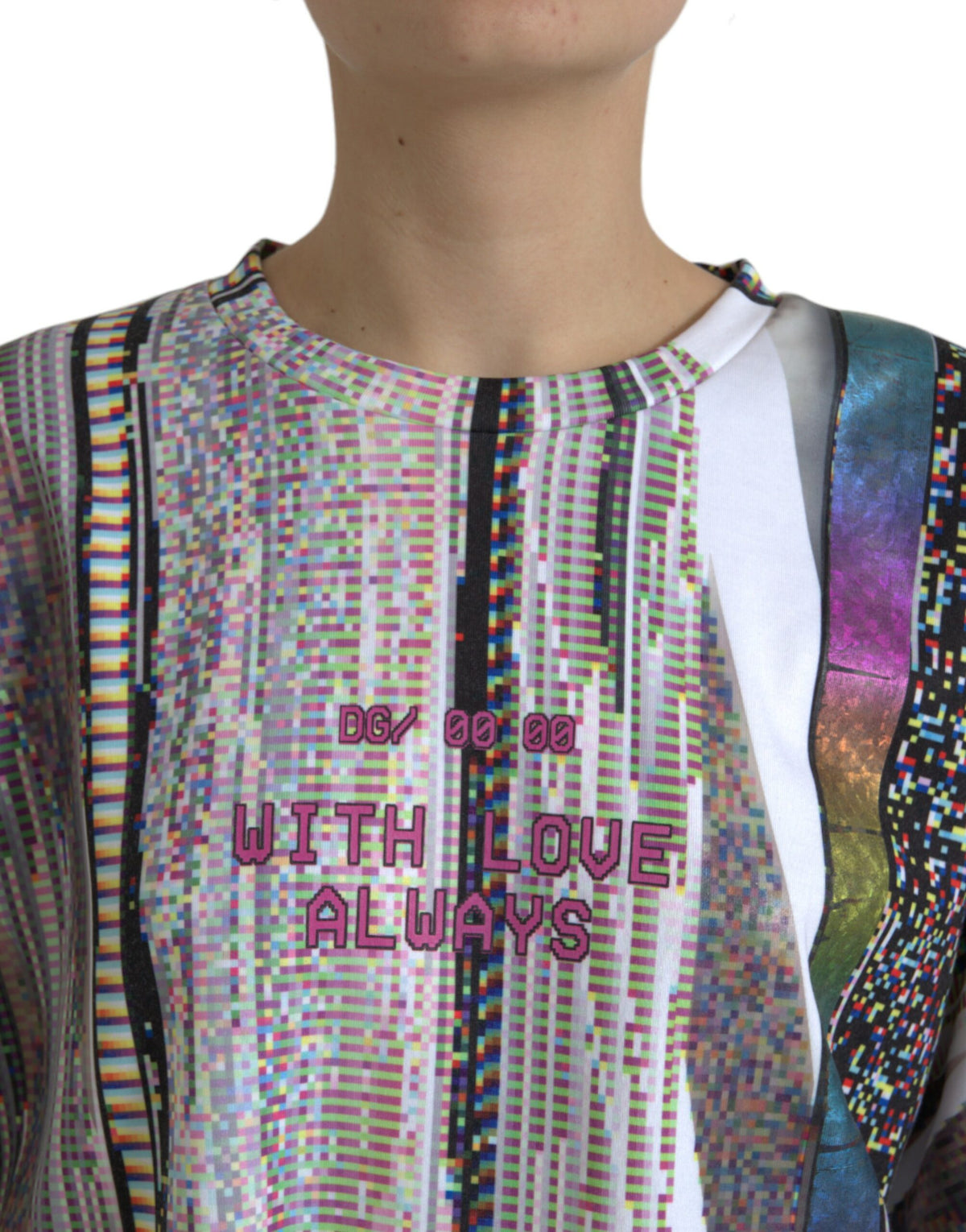 T-shirt Dolce & Gabbana Multicolor With Love Always Print