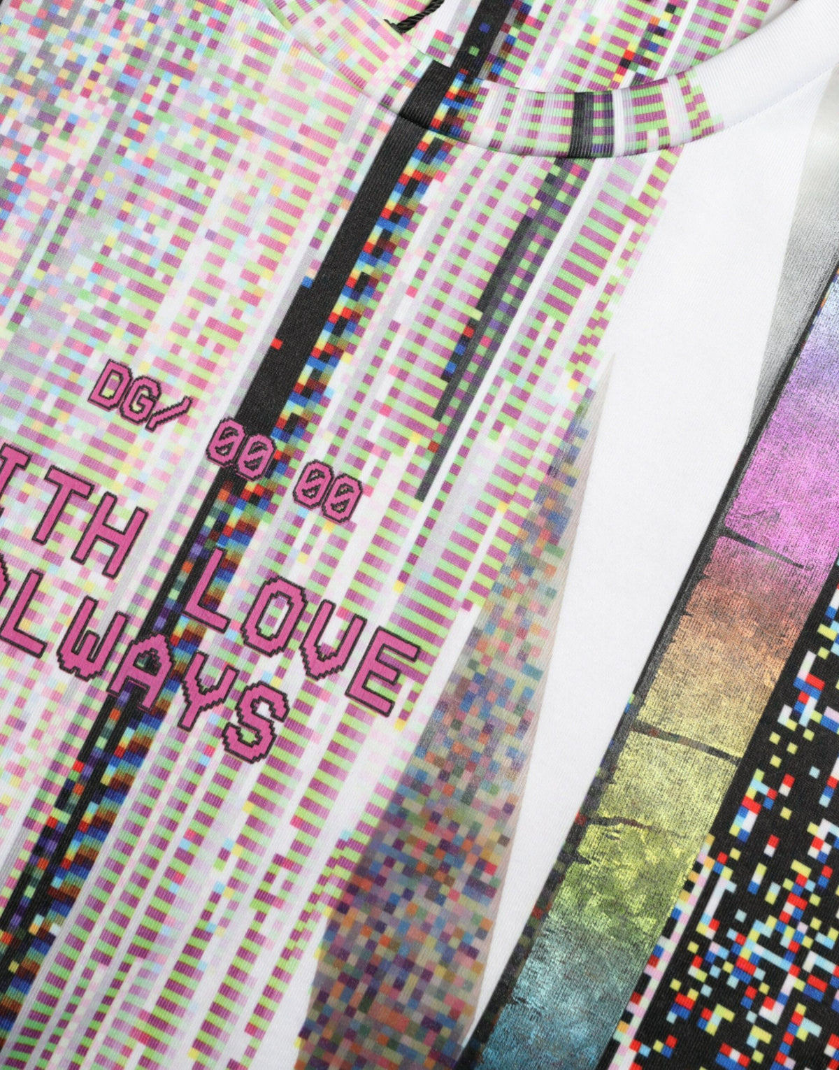 T-shirt Dolce & Gabbana Multicolor With Love Always Print