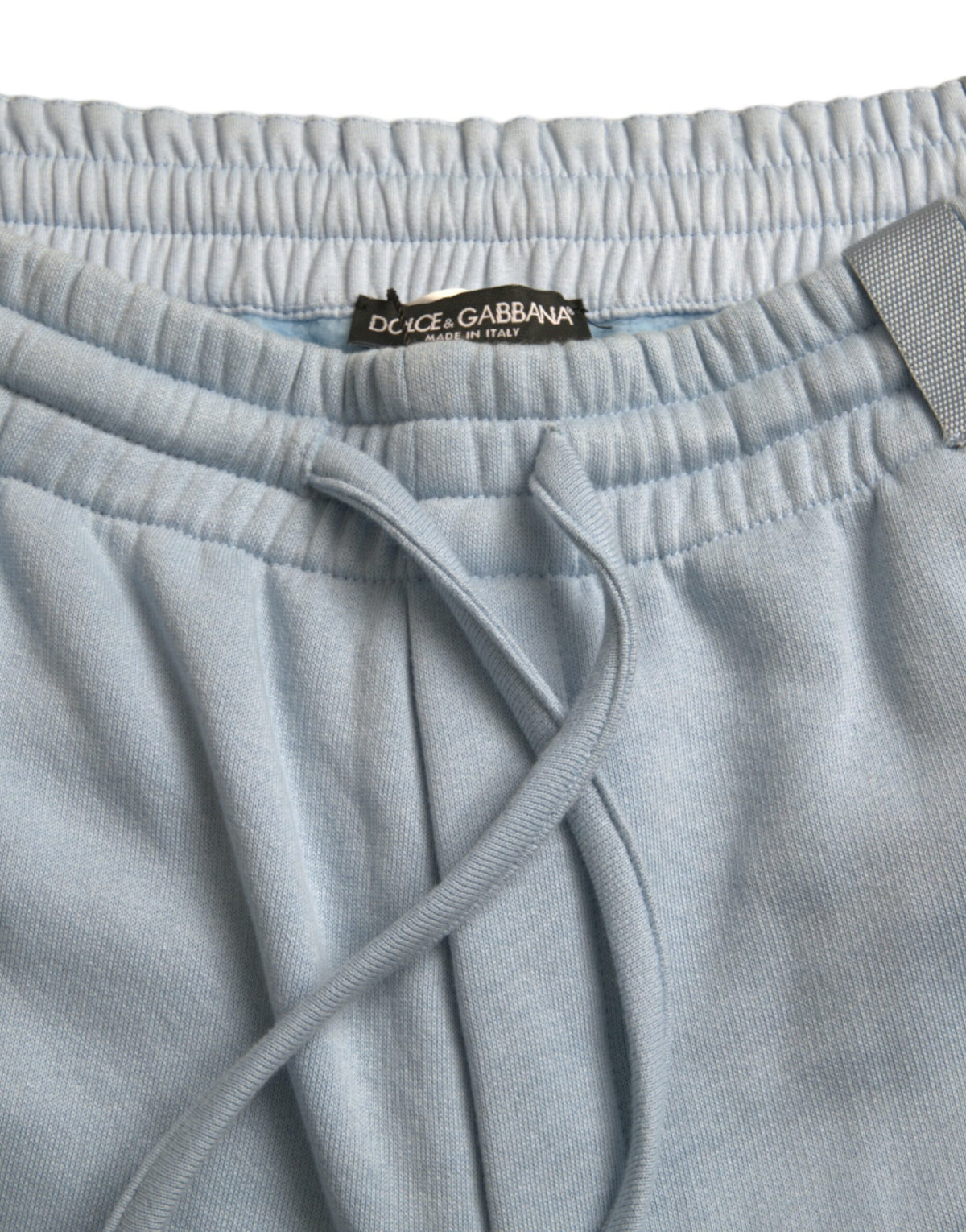 Pantalon de jogging homme en coton bleu clair Dolce &amp; Gabbana