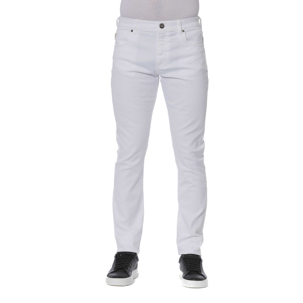 Jeans en coton blanc pour homme de Trussardi