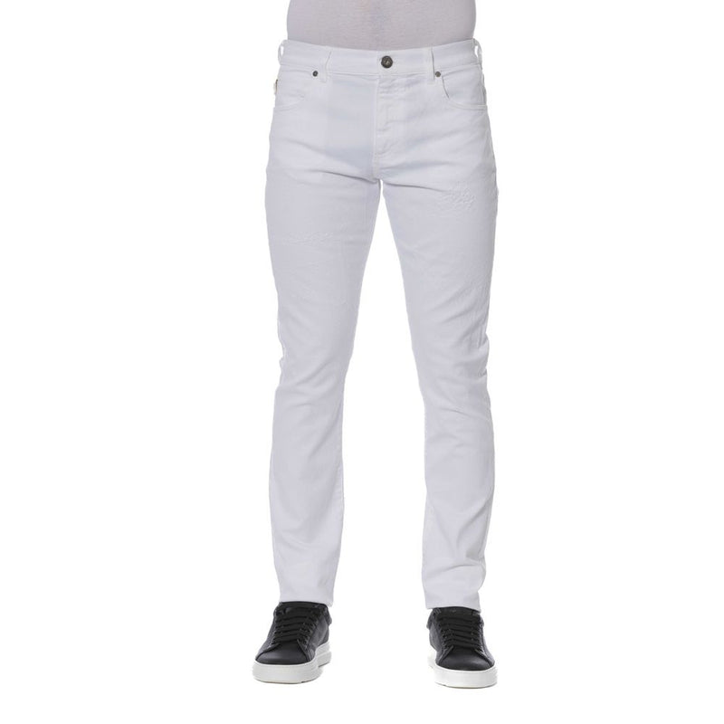 Jeans en coton blanc pour homme de Trussardi